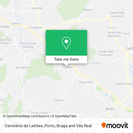 Cemitério de Leitões map