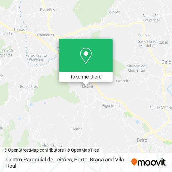 Centro Paroquial de Leitões map