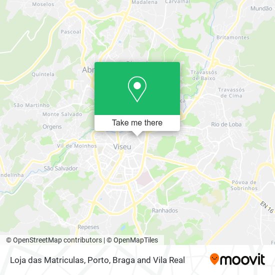 Loja das Matriculas map