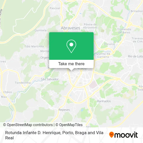 Rotunda Infante D. Henrique map