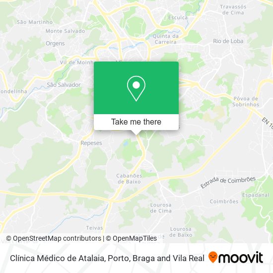 Clínica Médico de Atalaia mapa