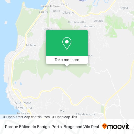 Parque Eólico da Espiga map