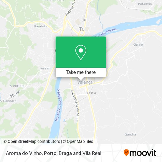 Aroma do Vinho map