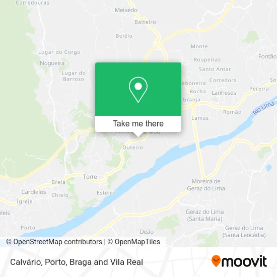Calvário map
