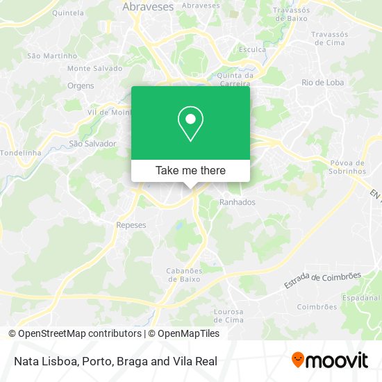 Nata Lisboa map