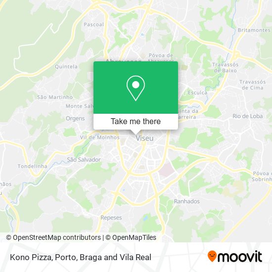 Kono Pizza map