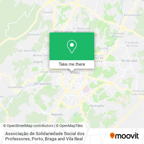 Associação de Solidariedade Social dos Professores map