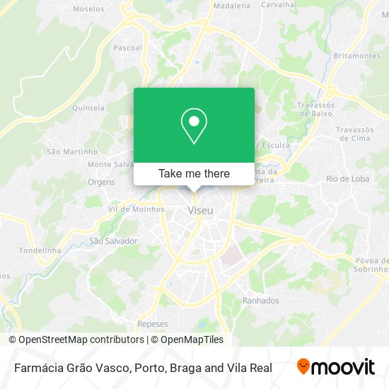 Farmácia Grão Vasco map
