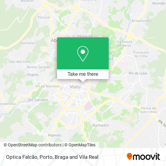 Optica Falcão mapa