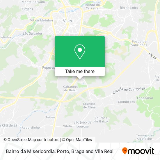 Bairro da Misericórdia mapa