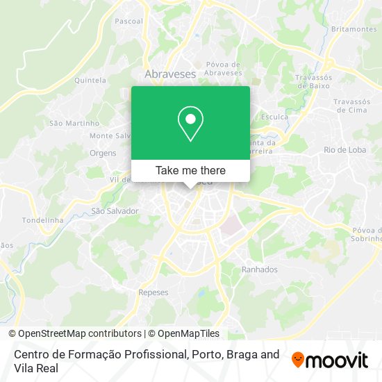 Centro de Formação Profissional map