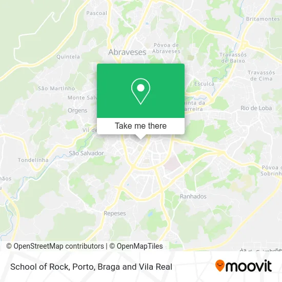 School of Rock map