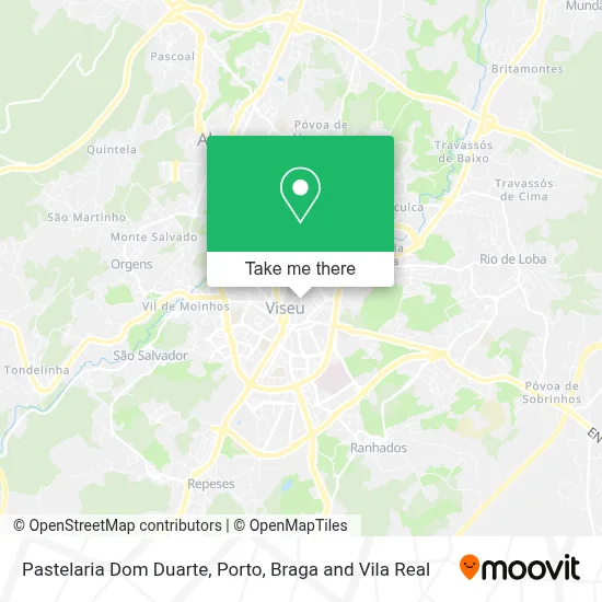 Pastelaria Dom Duarte map