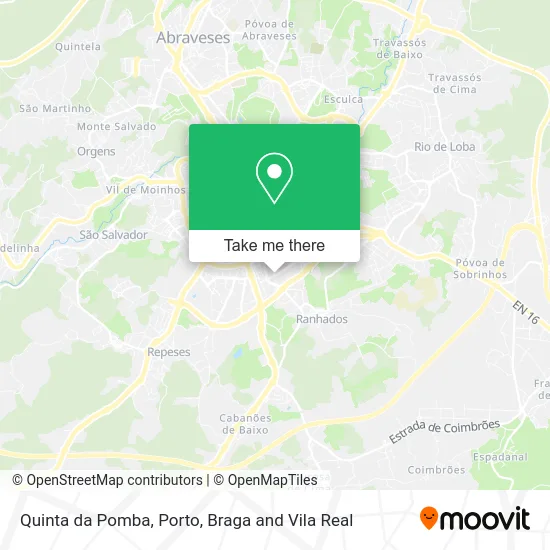 Quinta da Pomba map