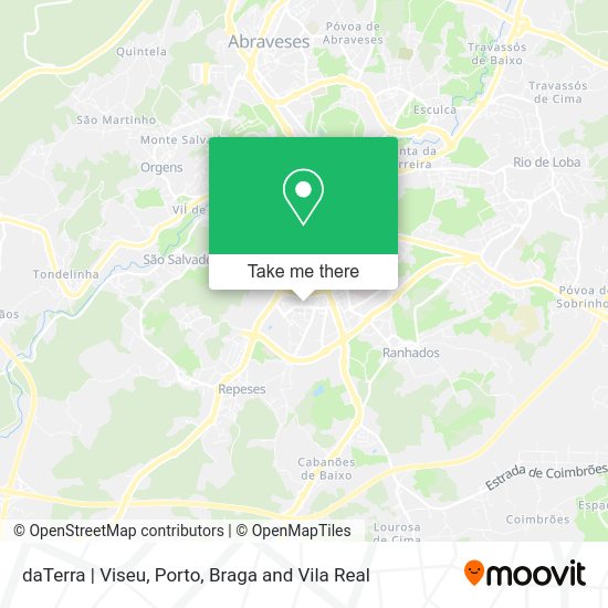 daTerra | Viseu mapa