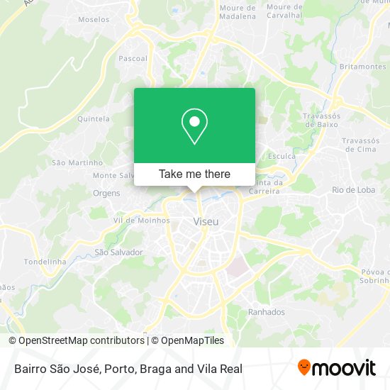 Bairro São José map