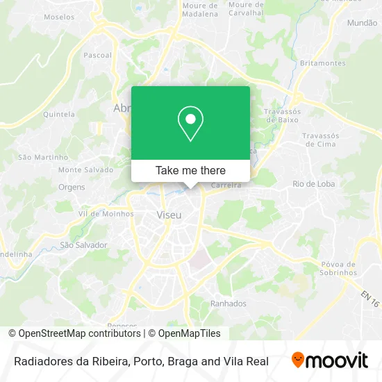 Radiadores da Ribeira map