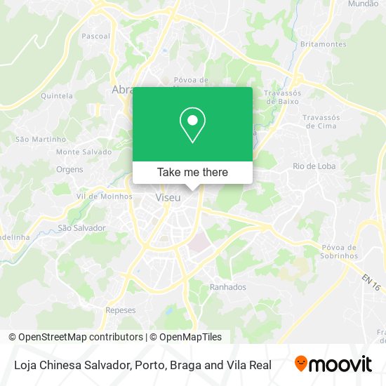 Loja Chinesa Salvador mapa