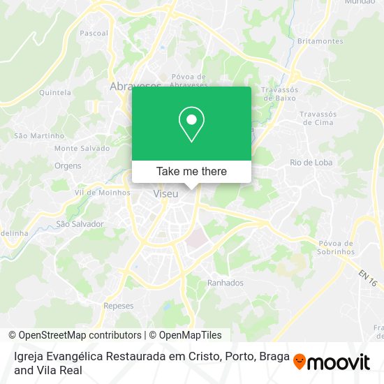 Igreja Evangélica Restaurada em Cristo map