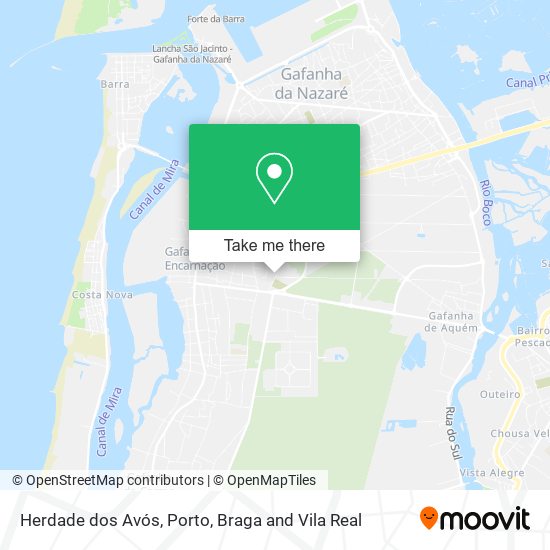 Herdade dos Avós mapa