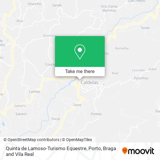 Quinta de Lamoso-Turismo Equestre map