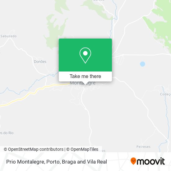 Prio Montalegre map