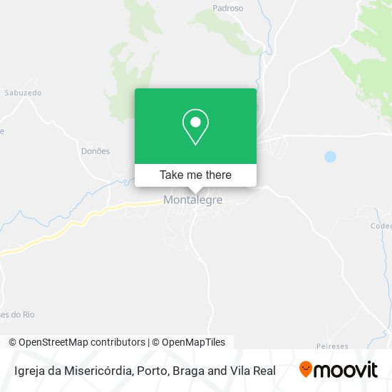 Igreja da Misericórdia mapa