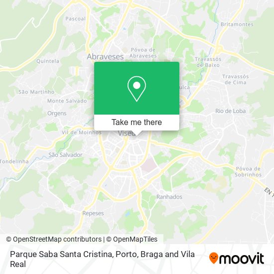 Parque Saba Santa Cristina map