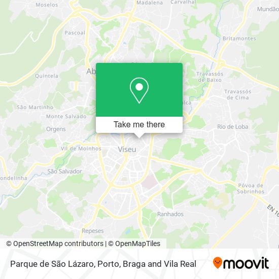 Parque de São Lázaro mapa