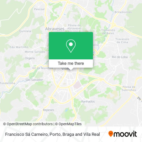 Francisco Sá Carneiro map