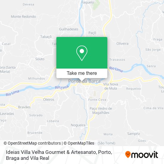 Ideias Villa Velha Gourmet & Artesanato mapa
