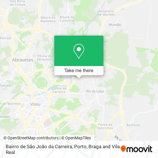 Bairro de São João da Carreira map