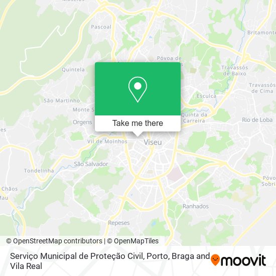 Serviço Municipal de Proteção Civil map