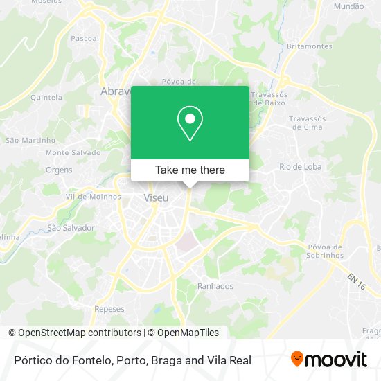 Pórtico do Fontelo mapa
