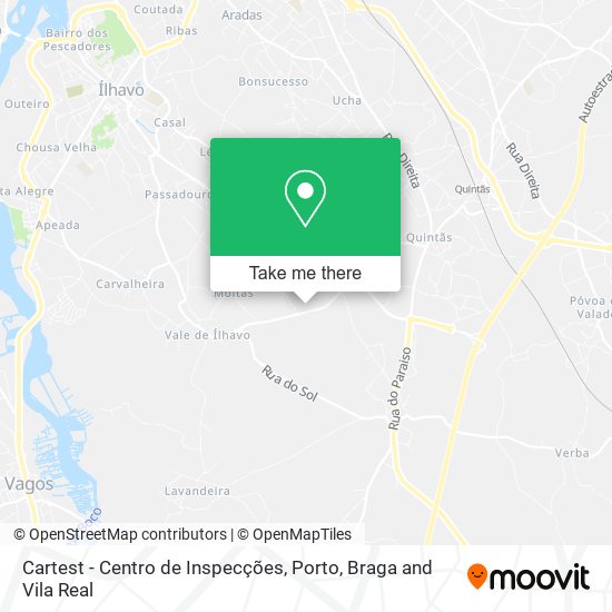 Cartest - Centro de Inspecções mapa