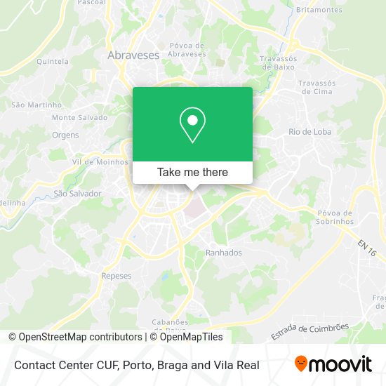 Contact Center CUF mapa