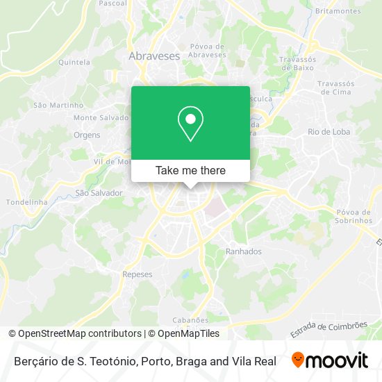 Berçário de S. Teotónio map