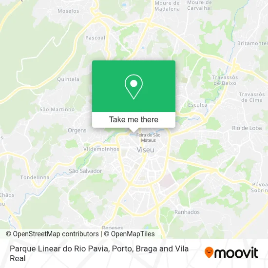 Parque Linear do Rio Pavia map