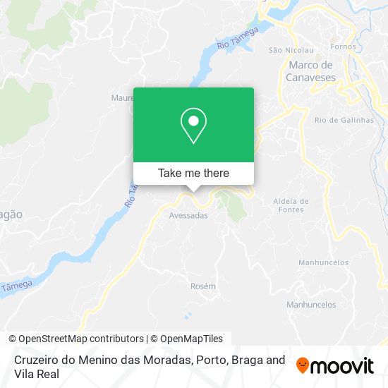 Cruzeiro do Menino das Moradas map