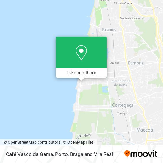 Café Vasco da Gama map