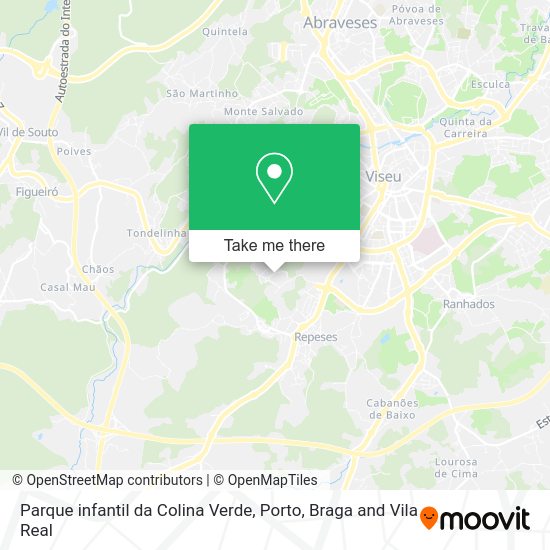 Parque infantil da Colina Verde map