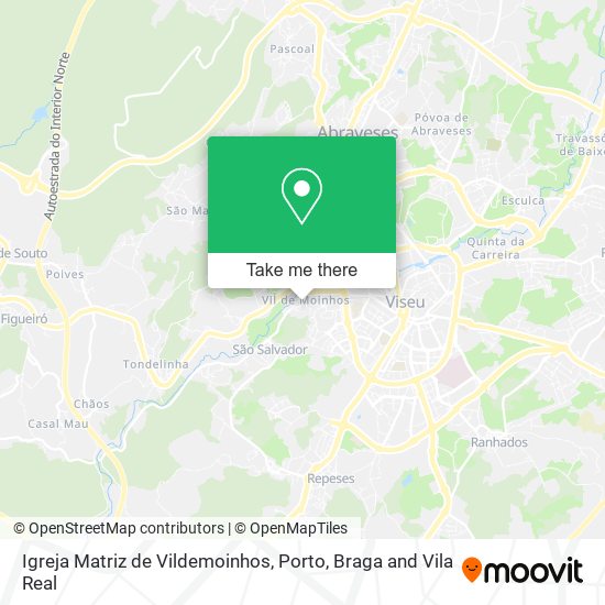 Igreja Matriz de Vildemoinhos map