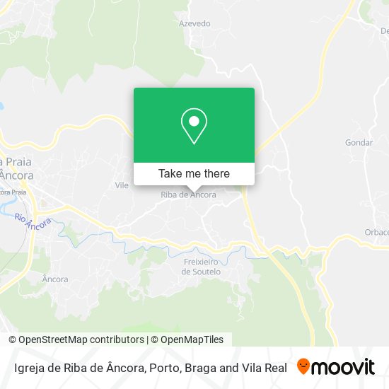 Igreja de Riba de Âncora map