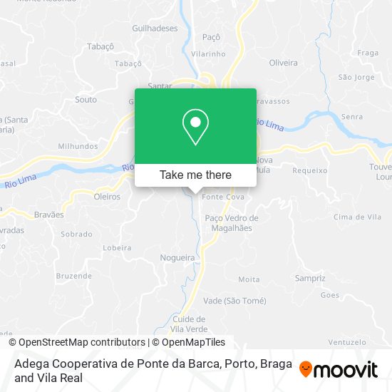 Adega Cooperativa de Ponte da Barca map