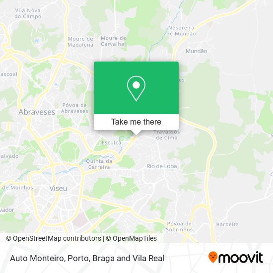 Auto Monteiro mapa