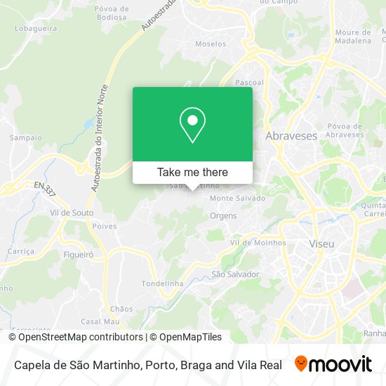 Capela de São Martinho map