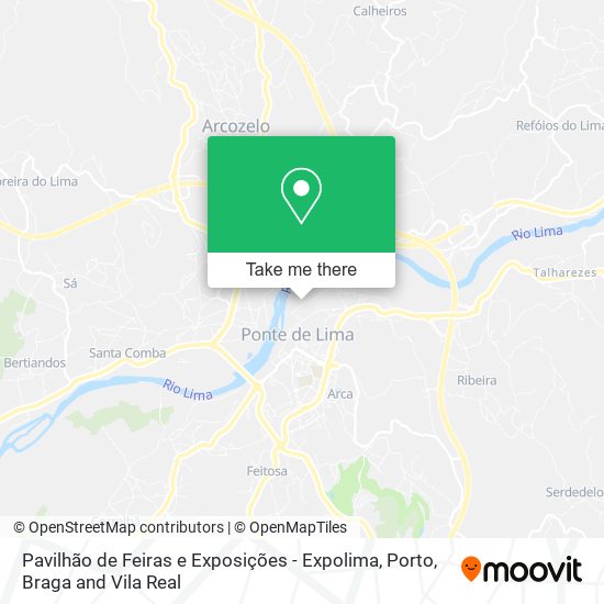 Pavilhão de Feiras e Exposições - Expolima map