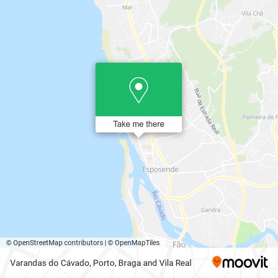 Varandas do Cávado map