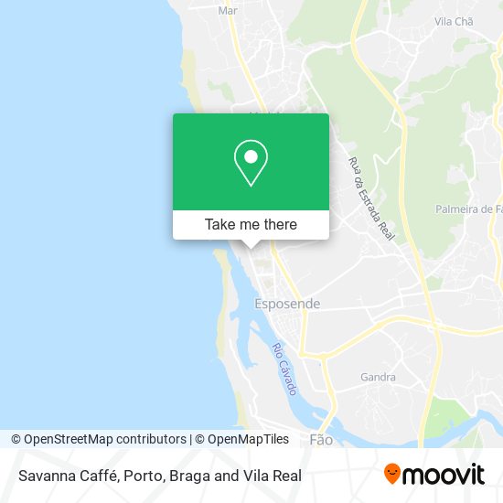 Savanna Caffé mapa