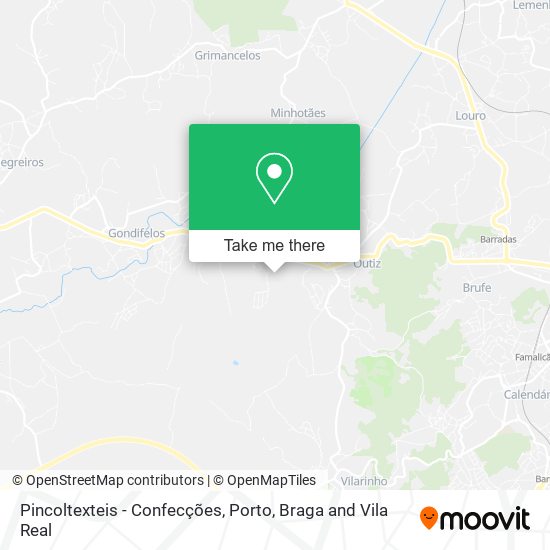 Pincoltexteis - Confecções mapa